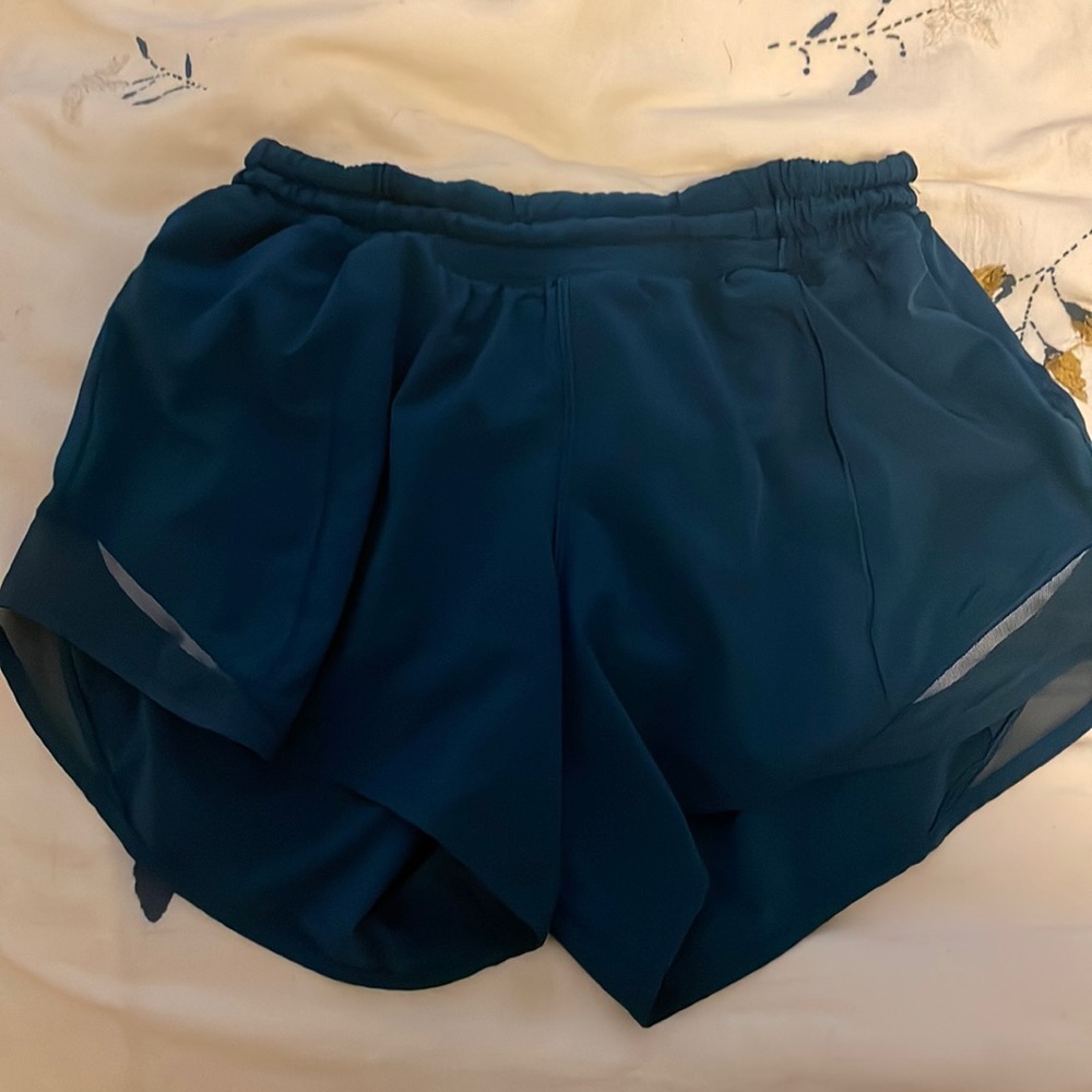 Size 6 dark blue Lululemon shorts.